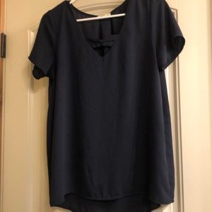 Navy Blouse